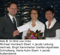 Übergabe des 3. Preises