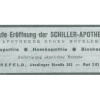 Hinweis auf die Eröffnung im Jahr 1958
