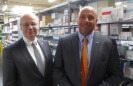 MdB Dr. Kippels mit Lutz Geilenkirchen im Pharma-Großhandel MdB Dr.Georg Kippels mit Lutz Geilenkirchen