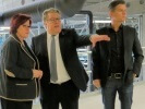 Andreas Sauer im Gespräch mit Ingrid Fischbar und Ingo Wellenreuther Andreas Sauer im Gespräch mit Ingrid Fischbach und Ingo Wellenreuther